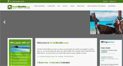 Desktop Screenshot of krabishuttle.com
